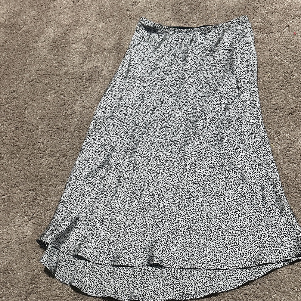 Silky Midi Skirt